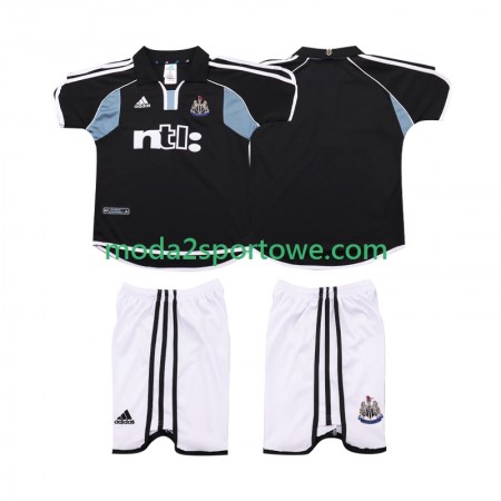 Koszulka Newcastle United 2000 2001 Retro Dziecięcy Wyjazdowe Stroje Piłkarskie Krótki Rękaw